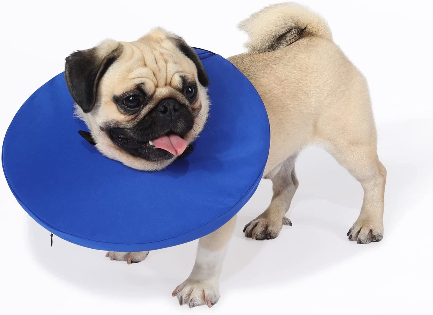 Dog Surgery Collar | Dog Cone Alternative | Useful Radius 4.3 Inch | Excellent Foam Board | Not Easy to Break Away| Soft and Comfortable Dog Recovery Collar Black